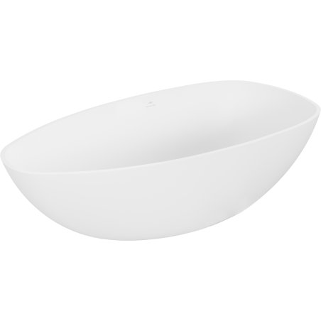 Mexen Imola voľne stojaca vaňa z konglomerátu 150 x 77 cm, biela matná - 57281507600