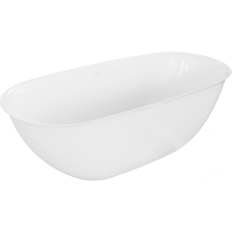 Mexen Siena voľne stojaca vaňa z konglomerátu 170 x 80 cm, biela lesklá - 57291708010