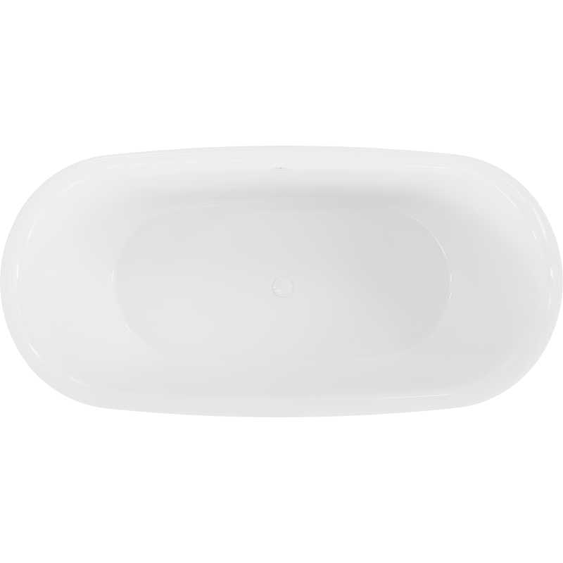 Mexen Siena voľne stojaca vaňa z konglomerátu 170 x 80 cm, biela lesklá - 57291708010