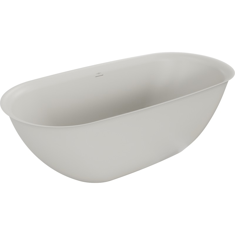 Mexen Siena voľne stojaca vaňa z kompozitu 170 x 80 cm, betón mat - 57291708061