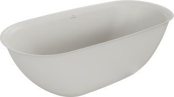 Mexen Siena voľne stojaca vaňa z kompozitu 170 x 80 cm, betón mat - 57291708061