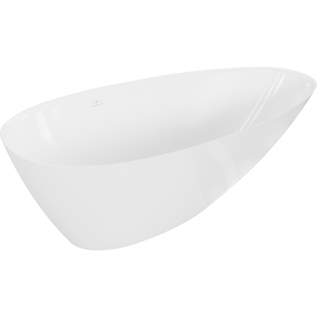 Mexen Milano voľne stojaca vaňa z konglomerátu 150 x 82 cm, biela lesk - 57301508510