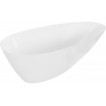 Mexen Milano voľne stojaca vaňa z konglomerátu 150 x 82 cm, biela lesk - 57301508510