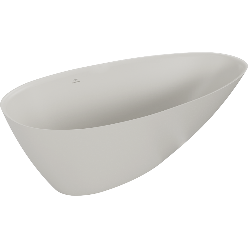 Mexen Milano voľne stojaca vaňa z kompozitu 150 x 82 cm, betón mat - 57301508561