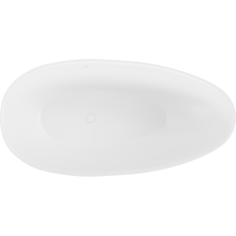 Mexen Milano voľne stojaca vaňa z konglomerátu 170 x 86 cm, biela matná - 57301708500