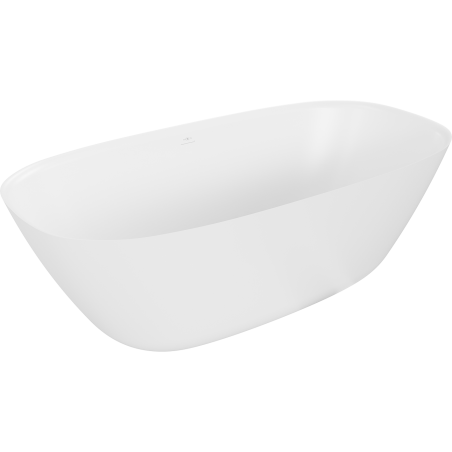 Mexen Como voľne stojaca vaňa z konglomerátu 150 x 82 cm, biela matná - 57311508200