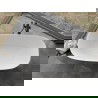 Mexen Como voľne stojaca vaňa z konglomerátu 150 x 82 cm, biely lesk - 57311508210