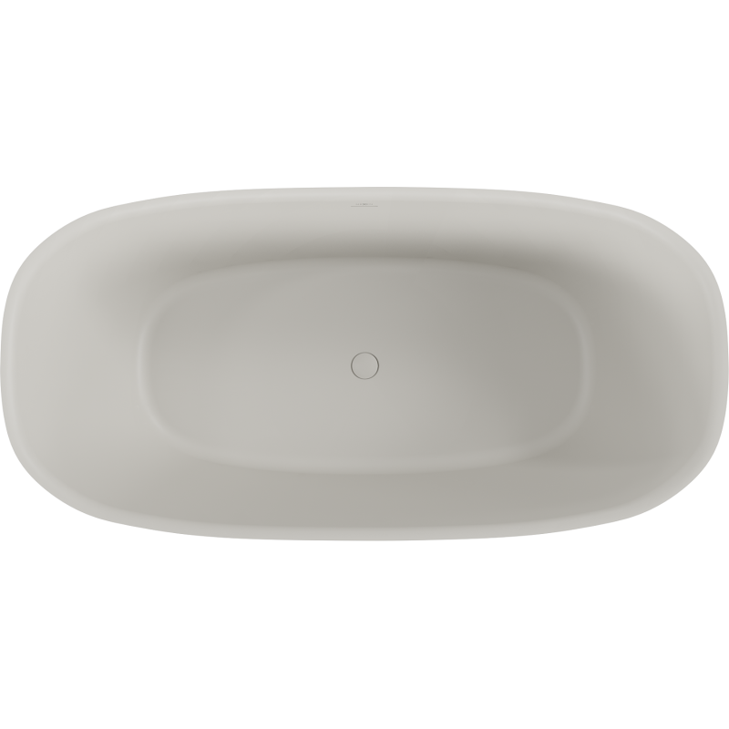 Mexen Como samostatne stojaca vaňa z konglomerátu 150 x 82 cm, betón mat - 57311508261