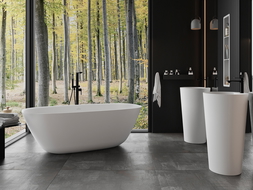 Mexen Como voľne stojaca vaňa z konglomerátu 170 x 82 cm, biela mat - 57311708200