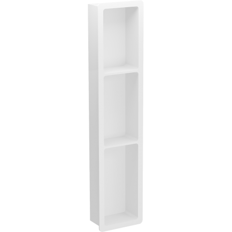 Mexen X-Wall-K výklenková polica z konglomerátu 93,2 x 20,7 cm, biela - 1900932010