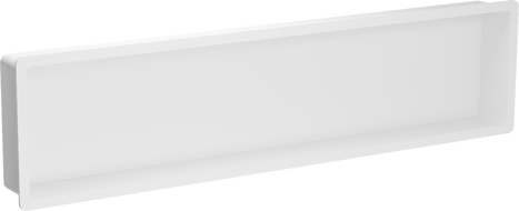 Mexen X-Wall-K vstavaná polica z konglomerátu 122,7 x 30,7 cm, biela - 1900123010