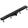 Mexen Flat ABS lineárny odtok 2v1 70 cm, čierny - 1769070
