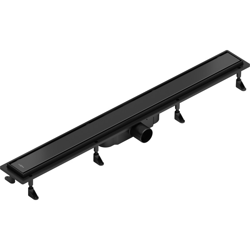 Mexen Flat Abs Plochý ABS lineárny odtok 2v1 80 cm, čierny - 1769080