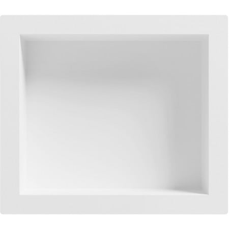 Mexen X-Wall-S vstavaná polica SMC s obložením 35,5 x 40,7 cm, biela - 1901354109