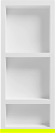 Mexen X-Wall-S zapustená polica SMC s lemom 99,1 x 40,7 cm, biela - 1901994109