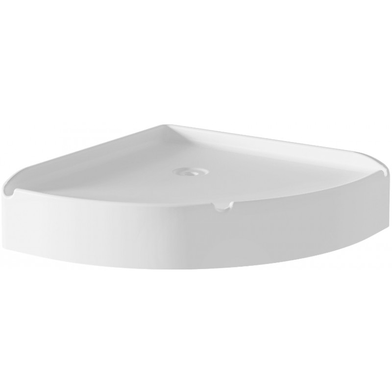 Mexen X-Wall-S nástenná rohová polička SMC 20,5 x 20,5 cm, biela - 1901202005