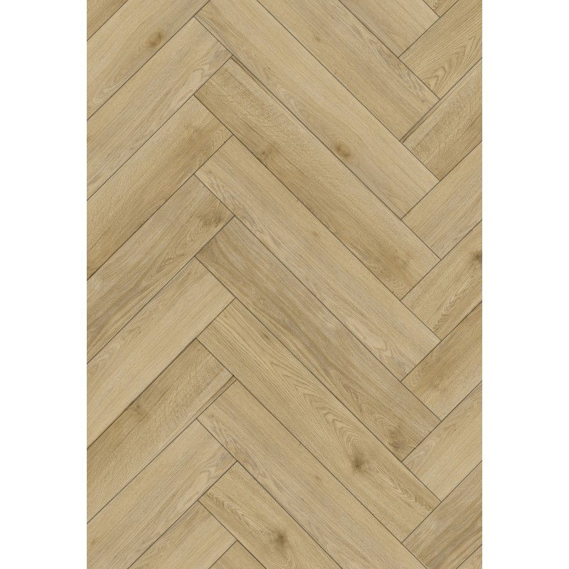 Mexen Charter Oak vinylové panely rybia kosť 635 x 127 mm SPC 6,5 mm, podložka 1,5 mm, 4 V-drážka, Dub