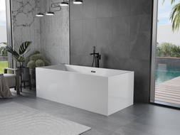 Mexen Vigo voľne stojaca vaňa 178,5 x 80 cm, biela, prepad čierny - 51251788000-70