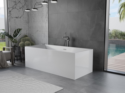 Mexen Vigo voľne stojaca vaňa 178,5 x 80 cm, biela, prepad gun gray brúsený - 51251788000-66