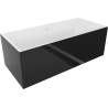 Mexen Vigo voľne stojaca vaňa 178,5 x 80 cm, biela/čierna, biely prepad - 51251788075-20