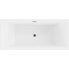 Mexen Vigo voľne stojaca vaňa 178,5 x 80 cm, biela/čierna, prepad čierny - 51251788075-70