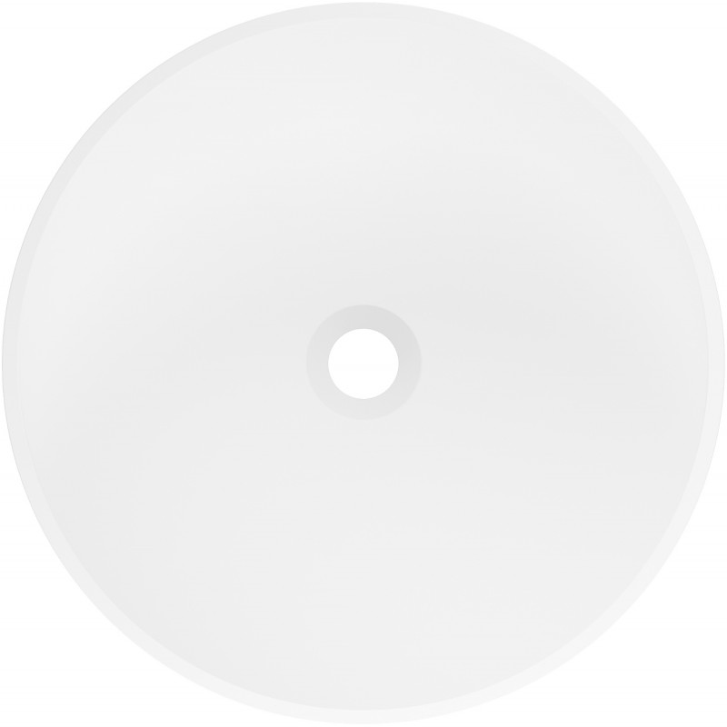 Mexen Ajax-01 samostatne stojace umývadlo z konglomerátu 45 x 45 cm, biela mat - 26504500