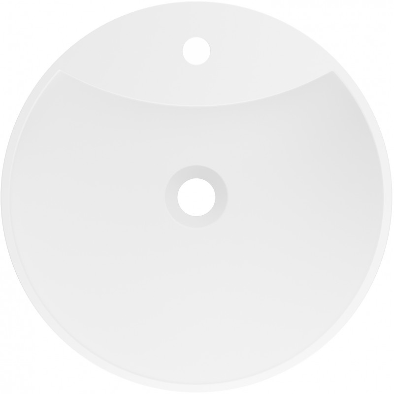 Mexen Ajax-02 voľne stojaca umývadlo z konglomerátu 45 x 45 cm, biela matná - 26514500