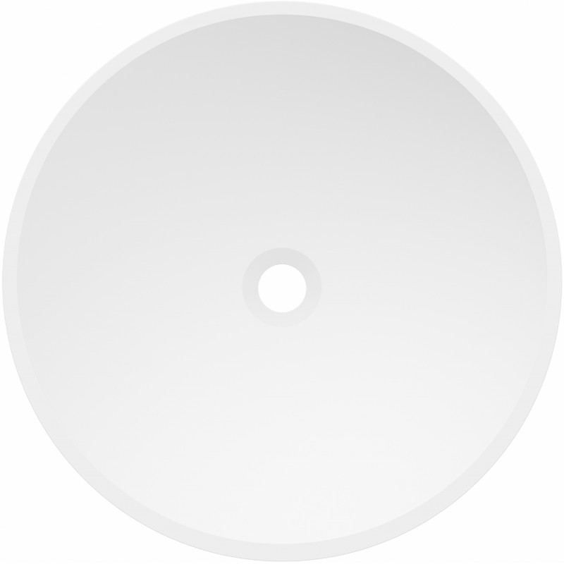 Mexen Nilda voľne stojace umývadlo z konglomerátu 52 x 52 cm, biela matná - 26555200