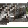 Mexen Onyx-03 voľne stojaci umývadlo z konglomerátu 45 x 45 cm, biela matná - 26534500