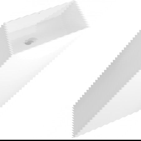 Mexen Xola-1 voľne stojaci umývadlo z konglomerátu 40 x 40 cm, biela mat - 26594000