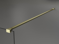 Mexen rovný držiak na sprchovú stenu 6-8 mm, zlatý kartáčovaný - 800-01-55