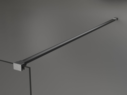 Mexen jednoduchý držiak na sprchovú stenu 6-8 mm, kartáčovaná gun gray - 800-01-66