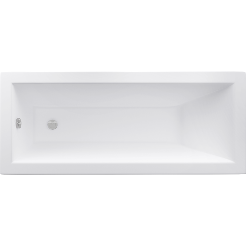 Mexen Cubik obdĺžniková vaňa 160 x 70 cm s podstavcom, biela - 55031607000X
