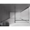 Mexen Velar posuvná sprchová kabína 130 x 70 cm, priehľadná, gun metal - 871-130-070-01-95
