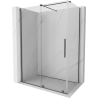 Mexen Velar posuvná sprchová kabína 150 x 85 cm, transparentná, gun metal - 871-150-085-01-95