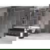 Mexen Velar posuvná sprchová kabína 140 x 70 cm, priehľadná, kartáčovaný nikel - 871-140-070-01-97