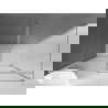 Mexen Velar posuvná sprchová kabína 140 x 70 cm, priehľadná, kartáčovaný nikel - 871-140-070-01-97