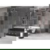 Mexen Velar sprchovací kút posuvný 100 x 100 cm, priehľadný, brúsený nikel - 871-100-100-01-97
