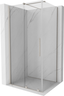 Mexen Velar posuvná sprchová kabína 110 x 90 cm, transparentná, brúsený nikel - 871-110-090-01-97