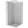 Mexen Velar posuvná sprchová kabína 120 x 120 cm, priehľadná, brúsený nikel - 871-120-120-01-97