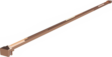 Mexen jednoduchá podpera pre sprchovú stenu 6-8 mm, ružové zlato - 800-01-60