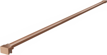 Mexen Uni-P1 Rovná vzpera pre sprchovú stenu 6-8 mm, brúsená meď - 800-01-65