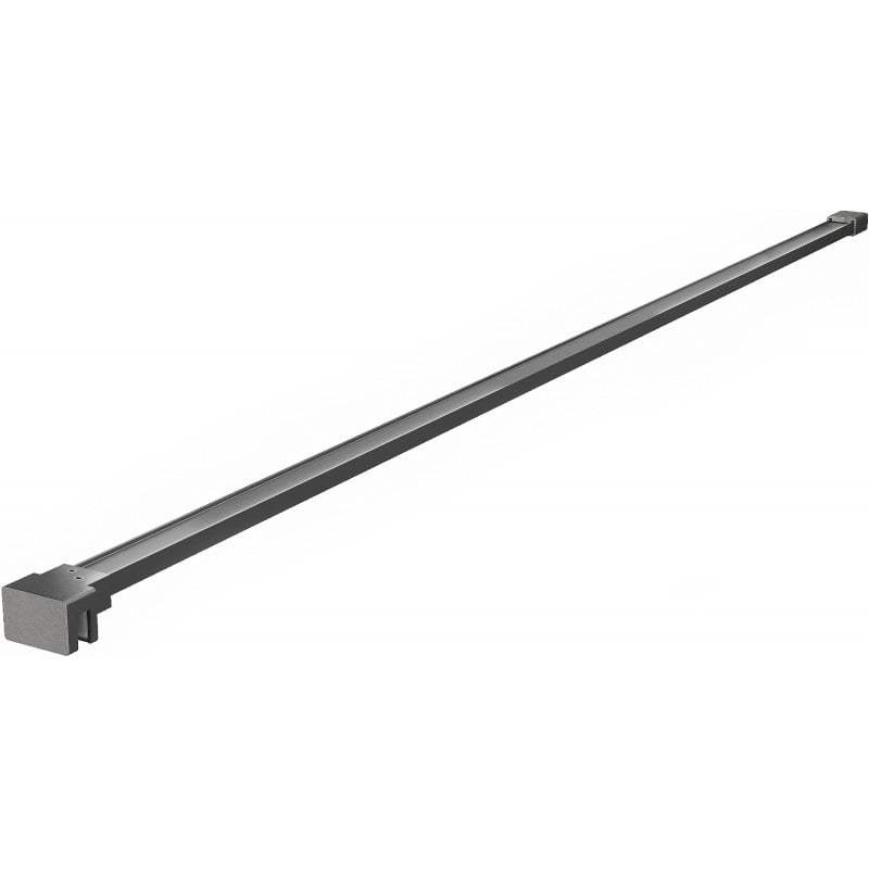 Mexen jednoduchý držiak na sprchovú stenu 6-8 mm, kartáčovaná gun gray - 800-01-66