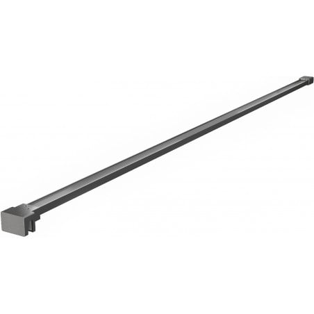 Mexen jednoduchý držiak na sprchovú stenu 6-8 mm, kartáčovaná gun gray - 800-01-66