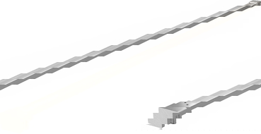 Mexen konzola na sprchovú stenu, brúsený nikel - 800-01-97