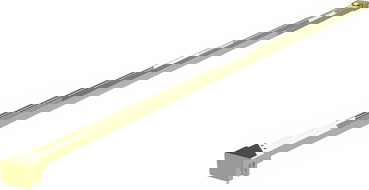 Mexen konzola pre sprchovú stenu, zlatá - 800-01-50