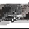 Mexen Velar sprchovací kút posuvný 100 x 110 cm, grafit, chróm - 871-100-110-41-01