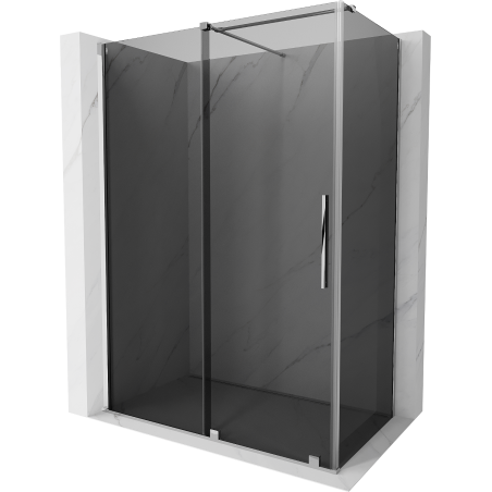 Mexen Velar posuvná sprchová kabína 140 x 85 cm, grafit, chróm - 871-140-085-41-01