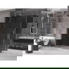 Mexen Velar sprchovací kút, 150 x 80 cm, grafit, chróm - 871-150-080-41-01
