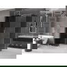 Mexen Velar sprchovací kút, 150 x 80 cm, grafit, chróm - 871-150-080-41-01
